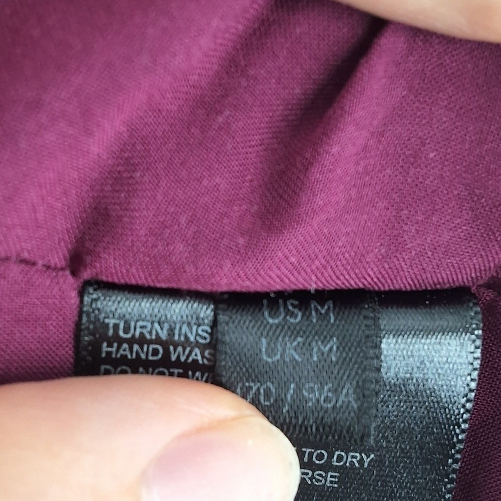 Free People Strawberry Fields Burnout Velvet Mini Dress Plum Purple M - Picture 7 of 10